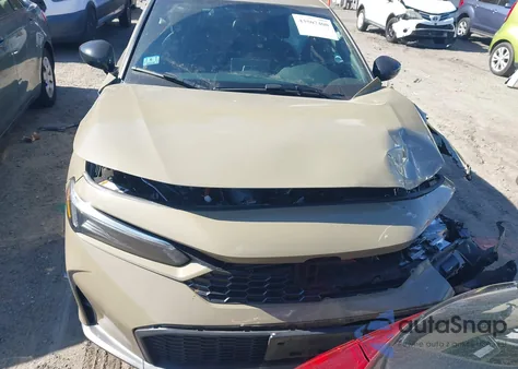 2025 Honda Civic Hybrid Sport from USA, damaged, VIN 19XFL4H80SE017202